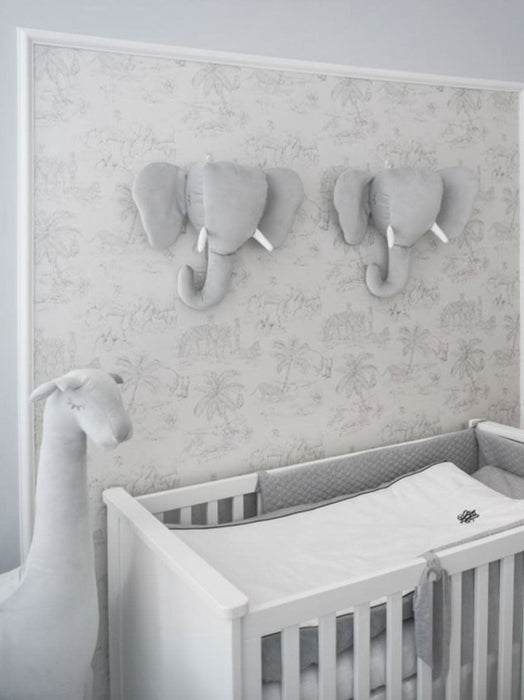 Caramella - Decorative grey elephant head