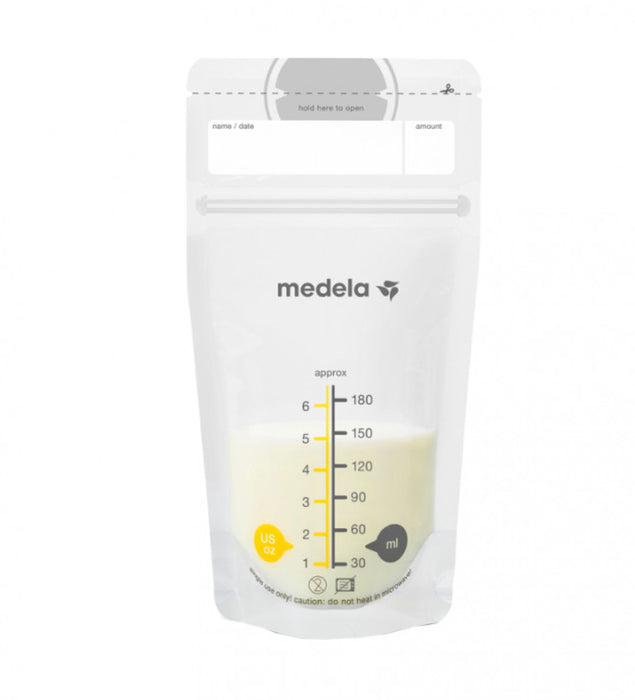 Medela - Moedermelkbewaarzakjes 180 ml, 25 zakjes per doosje