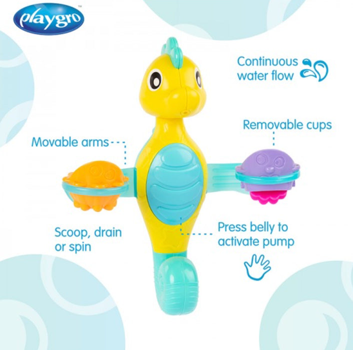 Playgro - Fountains of Fun Seahorse and Cups