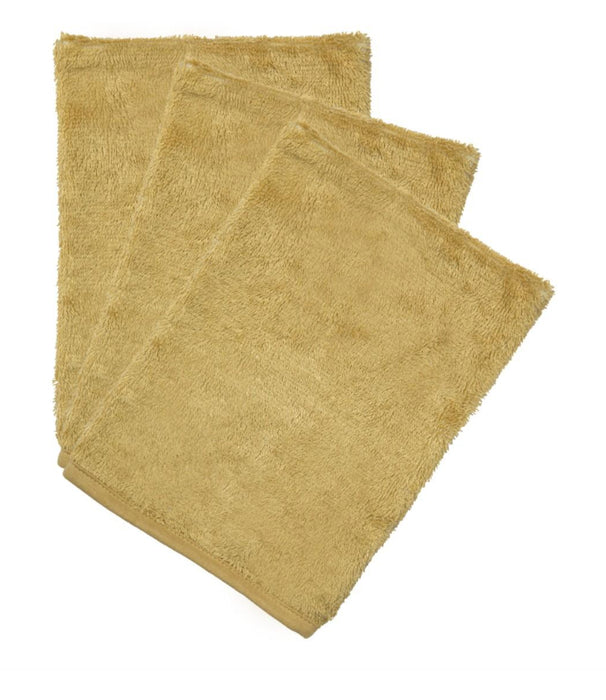 Timboo - WASHCLOTH (3 pieces) - HONEY YELLOW