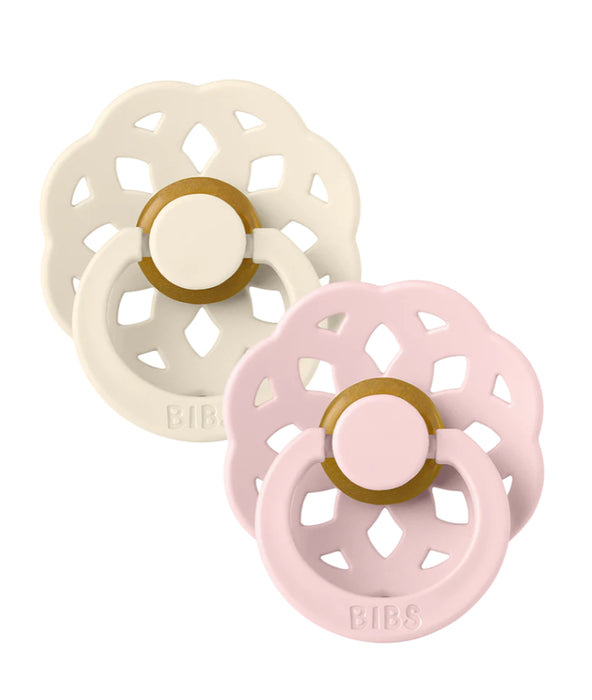 Bibs - Fopspeen Boheme Ivory/Blossom 0-6 mnd