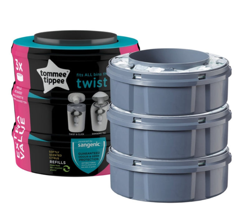 Tommee Tippee - Twist & Click navullingen 3 pack