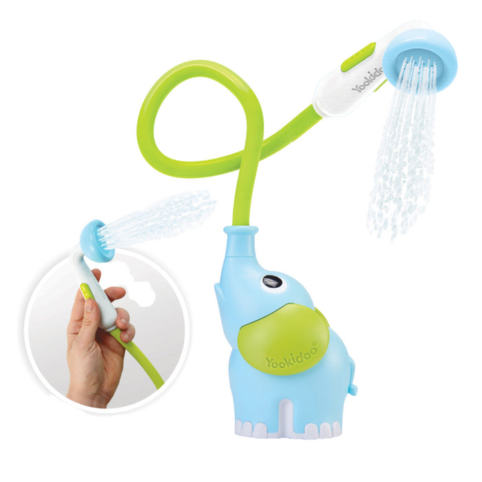 Yookidoo - Badspeelgoed - Elephant Baby Shower - Blue
