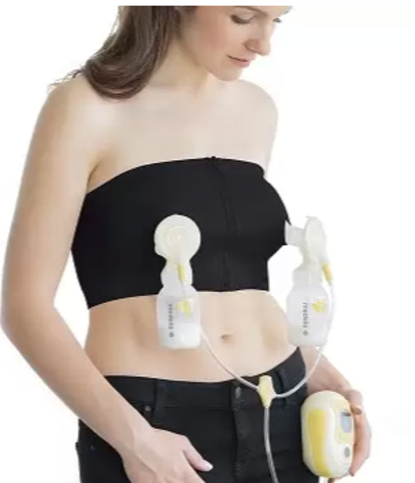 Medela - Easy Expression Bustier, geschikt voor gebruik i.c.m. alle Medela borstkolven - Maat M Zwart