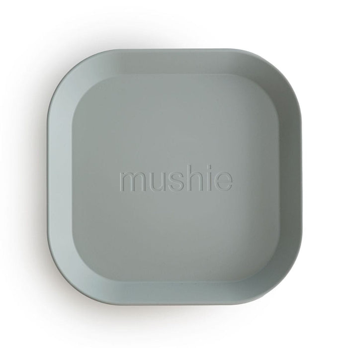 Mushie - Bord vierkant Sage (2 Pcs)