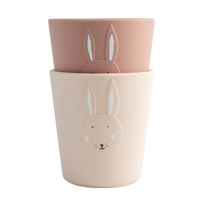 96-643  | Silicone beker 2-pack - Mrs. Rabbit