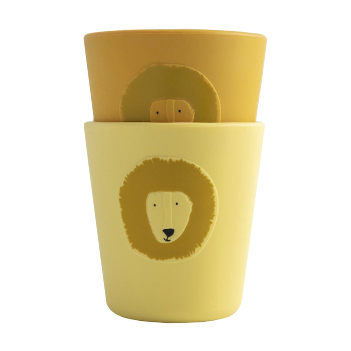 96-629  | Silicone beker 2-pack - Mr. Lion