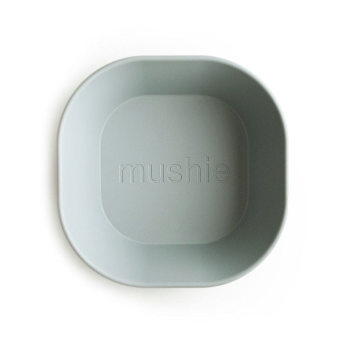 Mushie - Kom Vierkant Sage (2 Pcs)