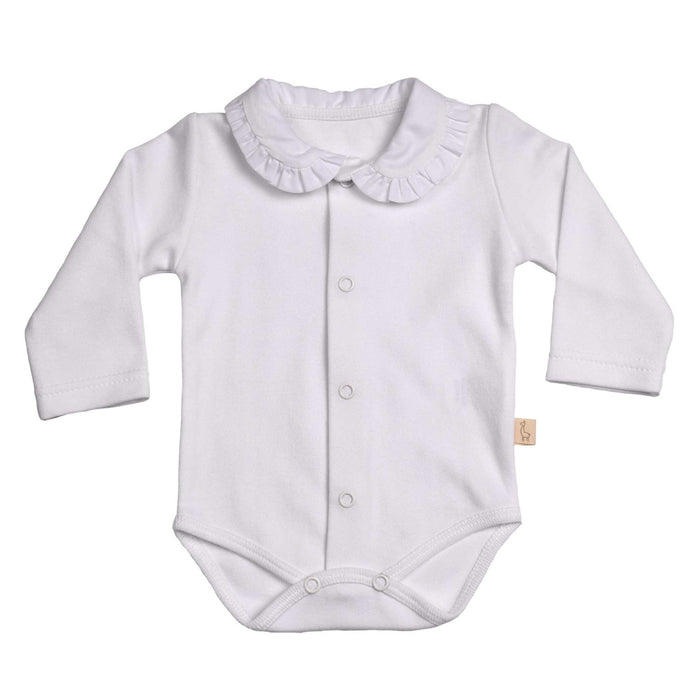 Baby Gi - Body in wit met lange mouwen