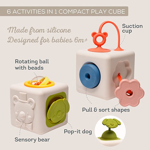 Taf Toys - Peek & Play Silicone Cube