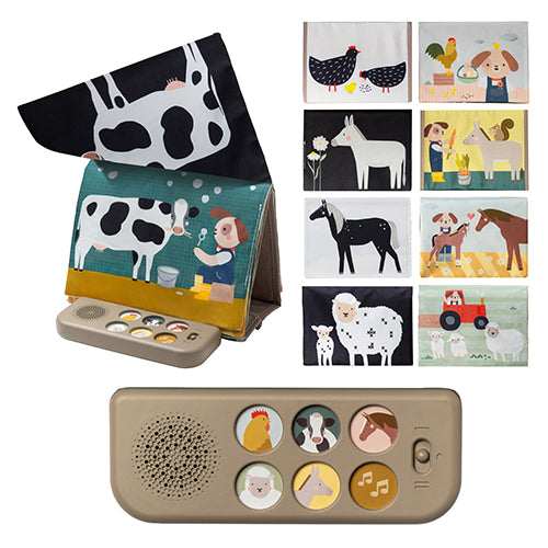 Taf Toys - Farm musical tummy boek