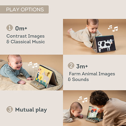 Taf Toys - Farm musical tummy boek