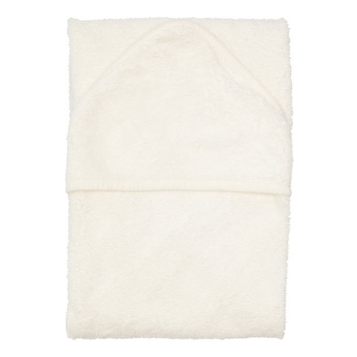 Timboo - HOODED TOWEL (74x74cm) - DAISY WHITE