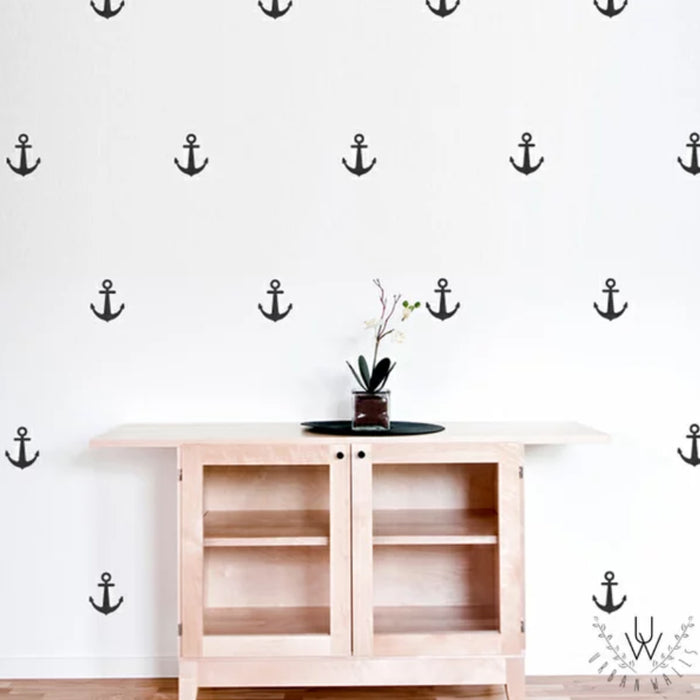 Pom Le Bonhomme - Muur Stickers Ankers Marine F