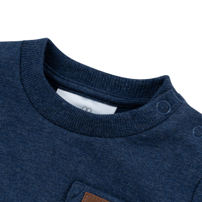 Natini - Sweater square dark blue
