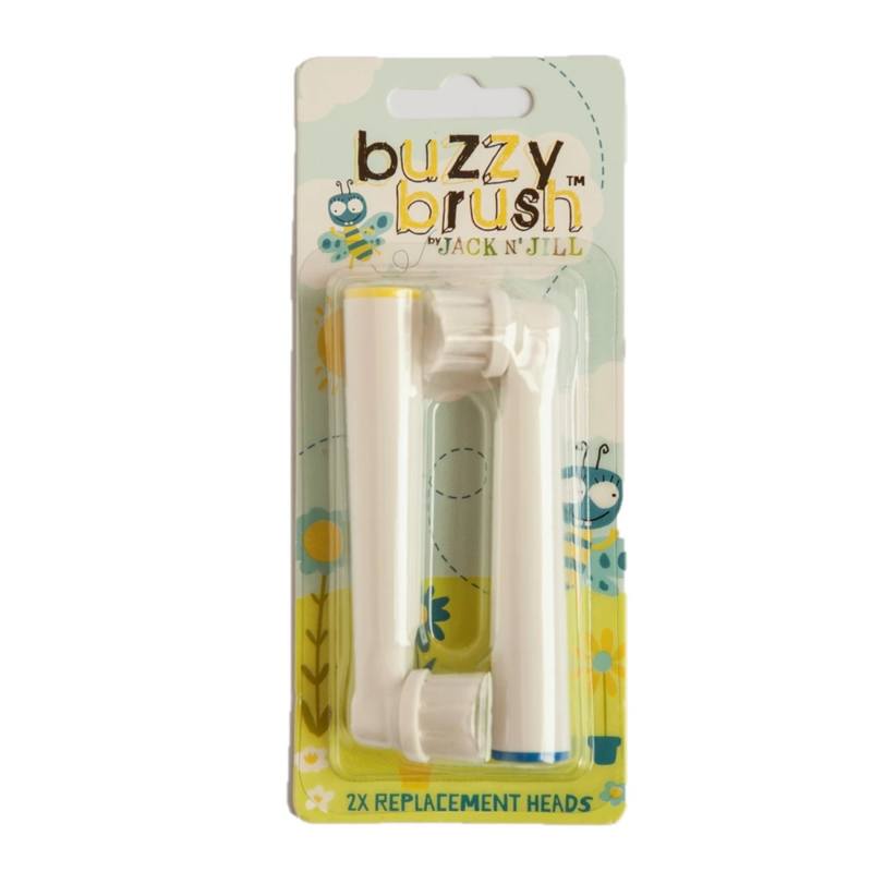 Jack N' Jill Replacement 2 Pack Brushes Buzzy Brush