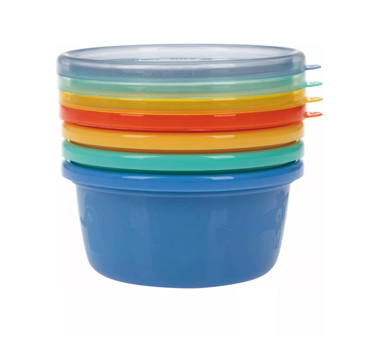 Nuby - Snackkommen - 6st - 300ml - 3m+