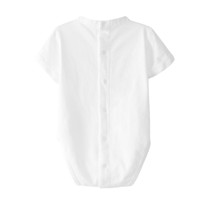 Laranjinha - Bodyhemdje in wit linnen