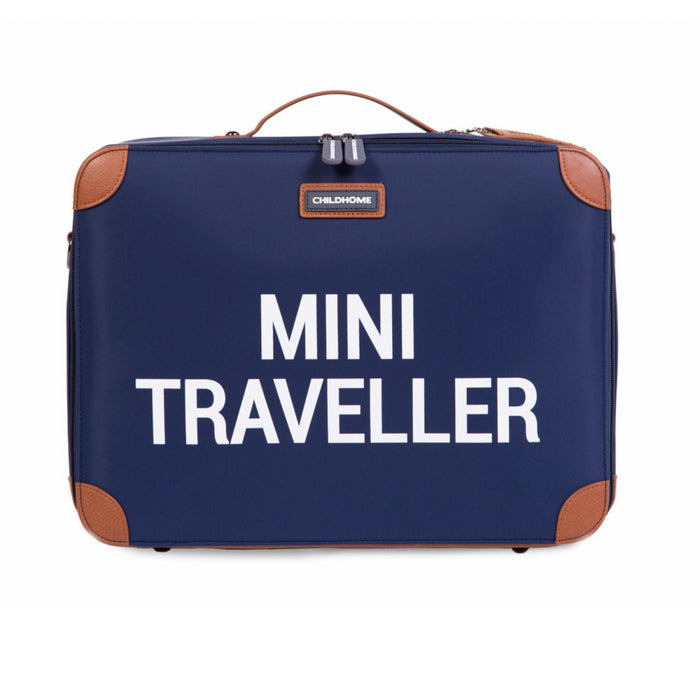 Childhome - MINI TRAVELLER KIDS SUITCASE NAVY/WHITE