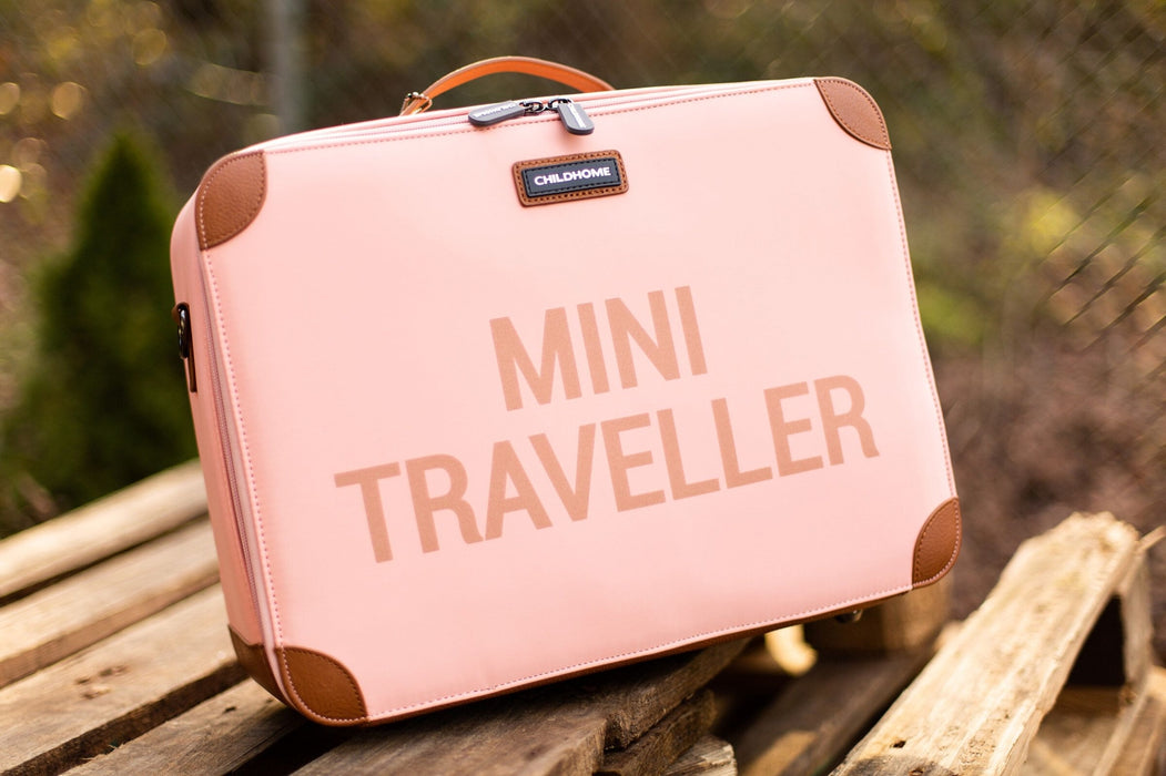 Childhome - Mini Traveller Kinderkoffer - Roze Koper