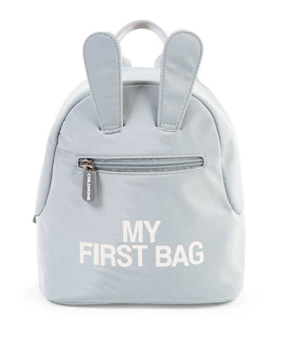 Childhome - KIDS MY FIRST BAG GREY/OFFWHITE