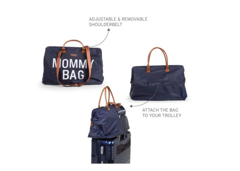 Childhome - MOMMY BAG BIG NAVY/WHITE