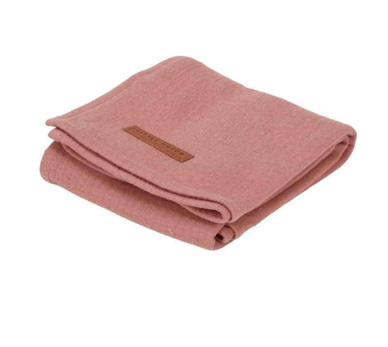 Little Dutch  - Swaddle doek 120 x 120 Pure Pink Blush