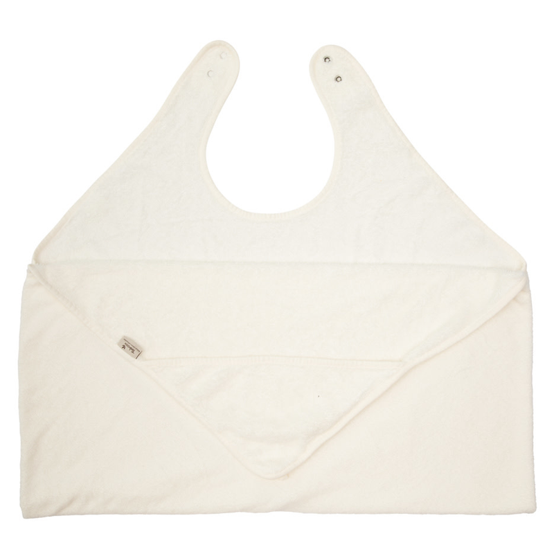 Timboo - CUDDLE TOWEL Adult/Baby (98x104cm) - DAISY WHITE