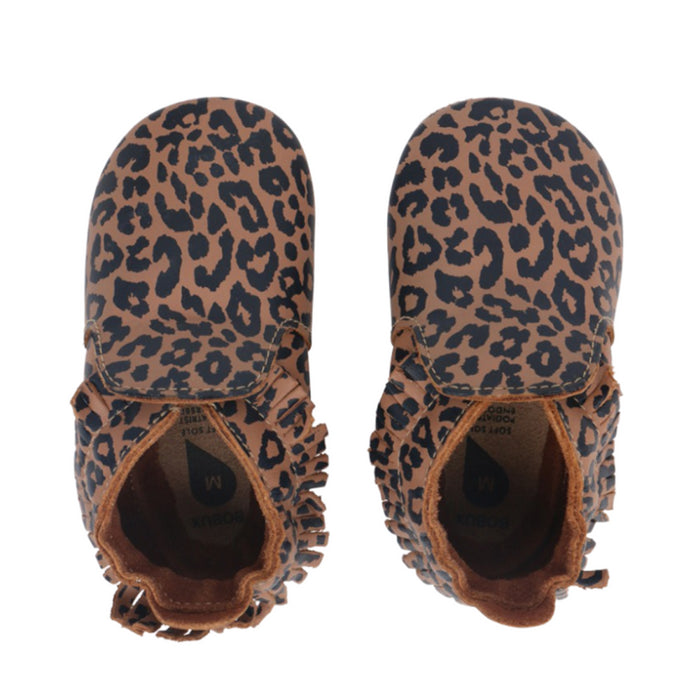 Bobux - Leopard Print Caramel