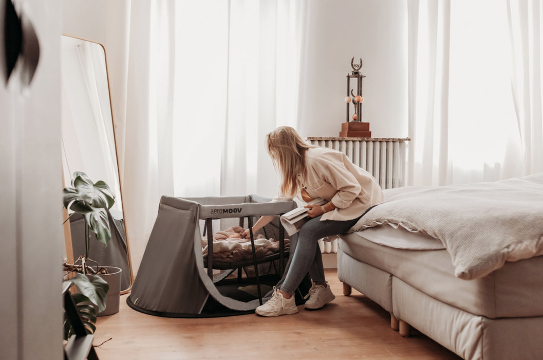 AeroMoov Instant travel cot - Grey Rock