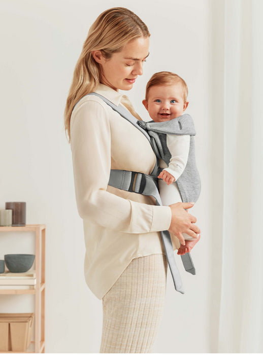 Babybjorn - Draagzak Mini - 3D Jersey Lichtgrijs