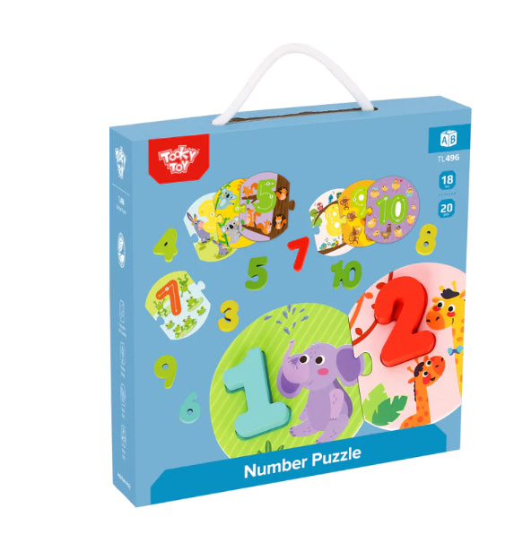 Tooky Toy - Nummer Puzzel