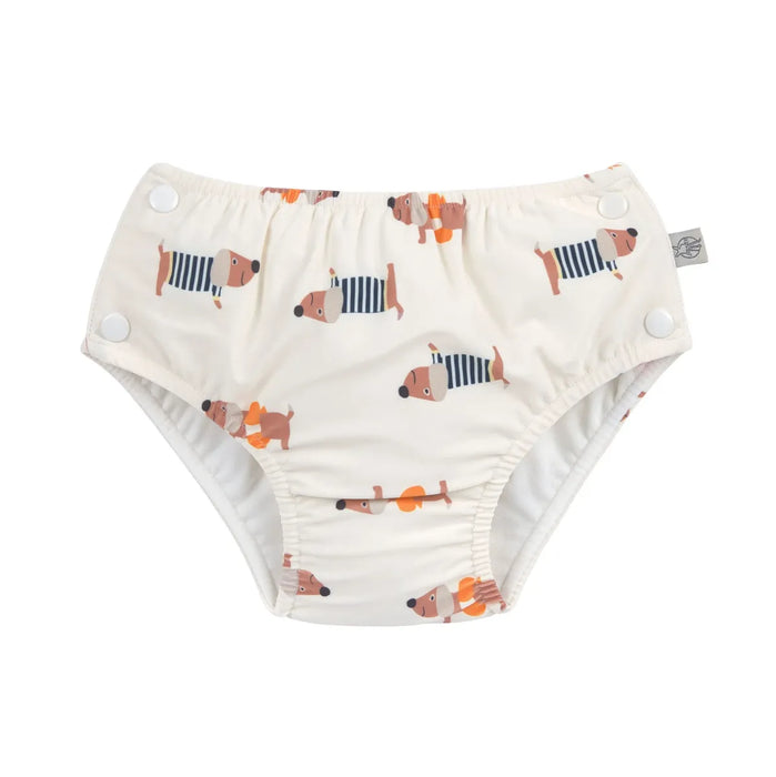 Lassig - Snap Swim Diaper Beach Dog orange