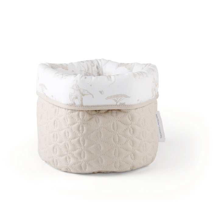 Théophile & Patachou - Safari - Verzorgingsmand rond - Gewatteerd