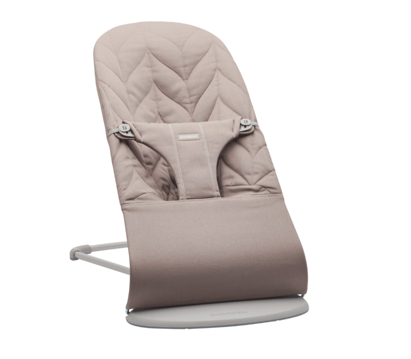 Babybjorn - Wipstoeltje Cotton, Petal Quilt  Light grey frame