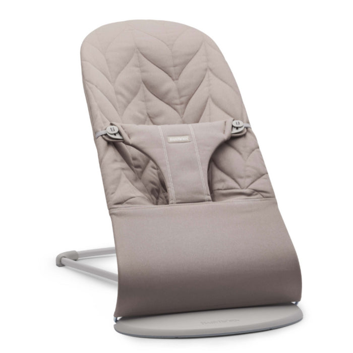 Babybjorn - Wipstoeltje Cotton, Petal Quilt  Light grey frame