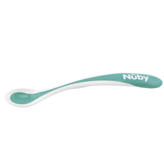Nuby - Warmtegevoelige lepels 2 stuks groen/blauw