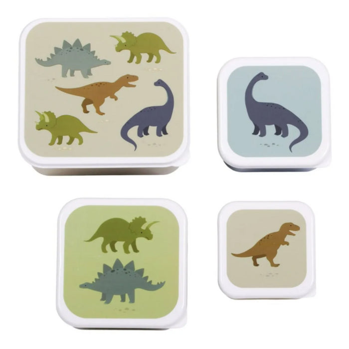 A little lovely Company -  Lunch & snack box set Dinosaurussen