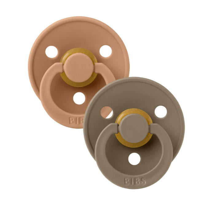 Bibs - Fopspeen Natuurrubber - Blister Earth/Dark Oak - T2 - 6M+