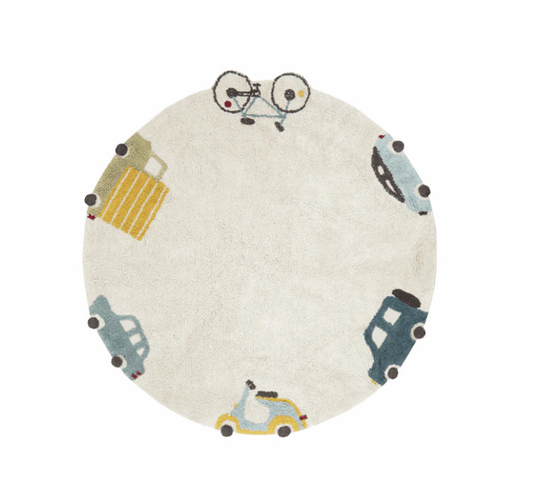 Lorena Canals - Washable Rug - Wheels - 140 diameter