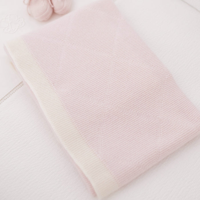 Théophile & Patachou - Breiwerk TP - Deken/sjaal 70x92cm -  Roze M:  TU