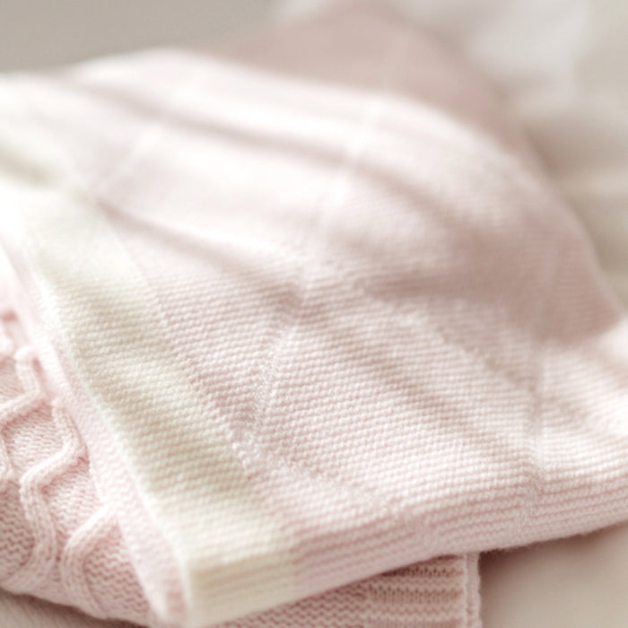 Théophile & Patachou - Breiwerk TP - Deken/sjaal 70x92cm -  Roze M:  TU