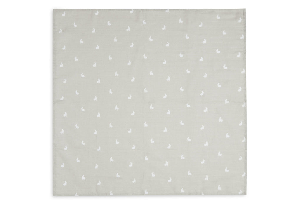 Hydrofiele Doek Small 70x70cm Dotted & Rabbit - Nougat - 2 Stuks - GOTS