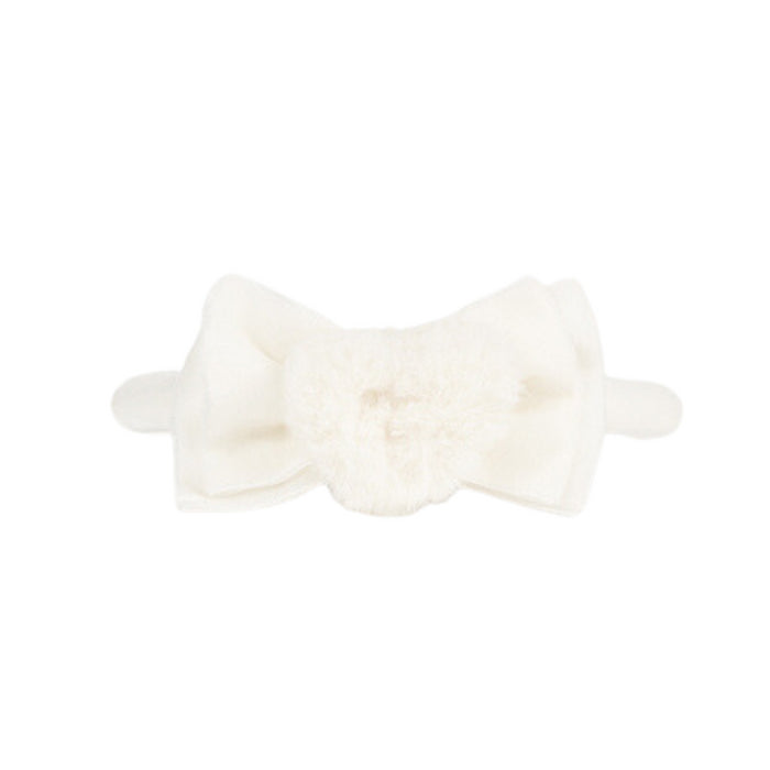 Mayoral - Haarband / Diadeem in ivory teddy