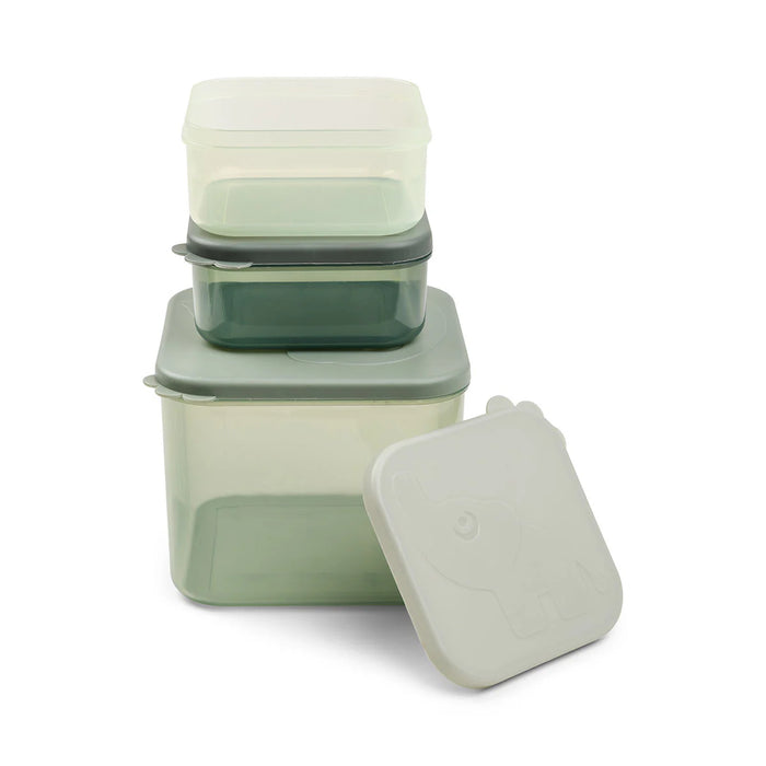 Done by Deer - Food storage container set L Elphee Green