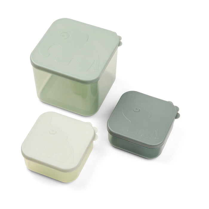 Done by Deer - Food storage container set L Elphee Green