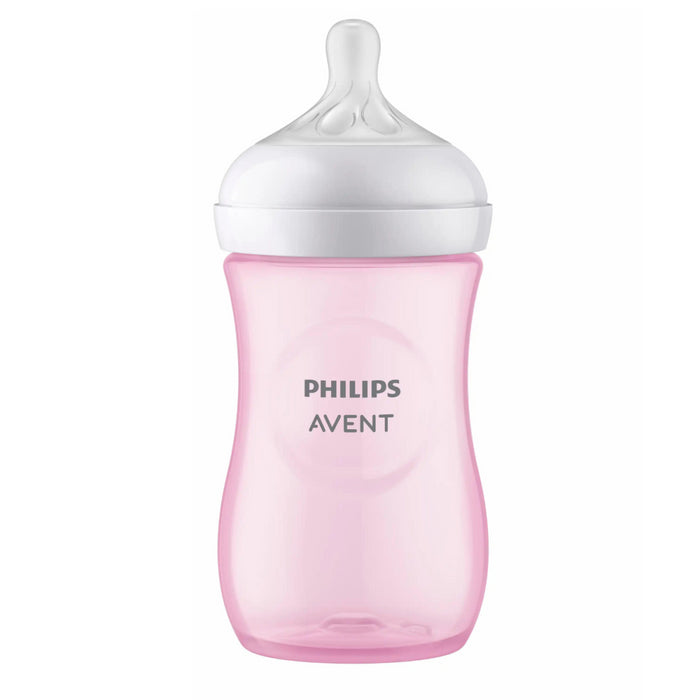 Avent - Natural 3.0 zuigfles 260 ml Roze