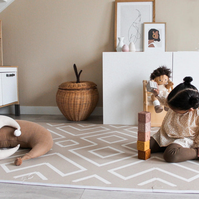 Eeveve -  Puzzle Mat Modern Blocks - Desert Sand