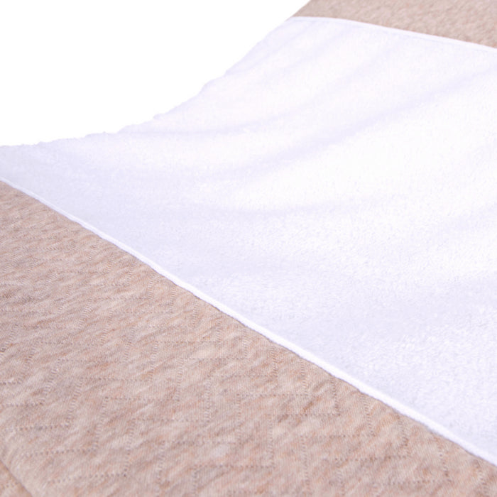 Poetree - Chevron Light Camel - Aankleedkussenhoes