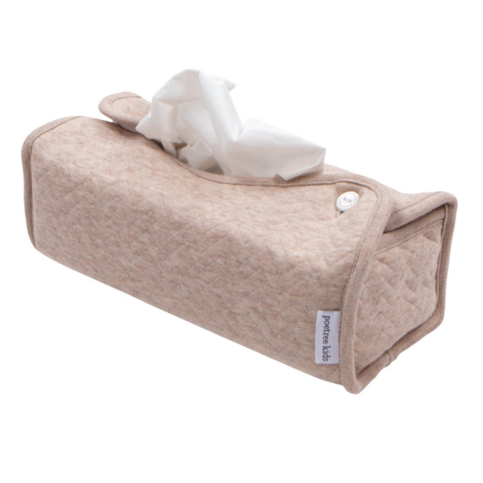 Poetree - Chevron Light Camel - Tissue box hoes